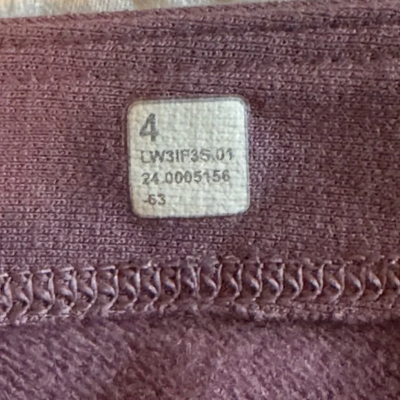 Lululemon Athletica Twist Knot Pullover Sweatshirt- Cyber Violet - Picture 4 of 4